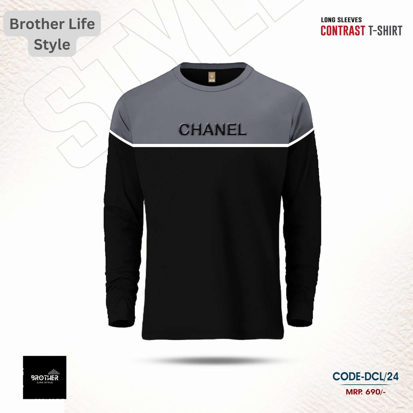 Mens Premium Designer Edition Full Sleeve T Shirt - SBD 450