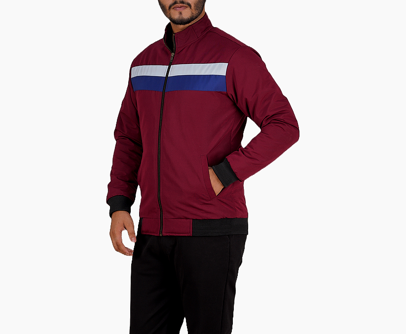 Maroon Contrast Jacket DGI-30