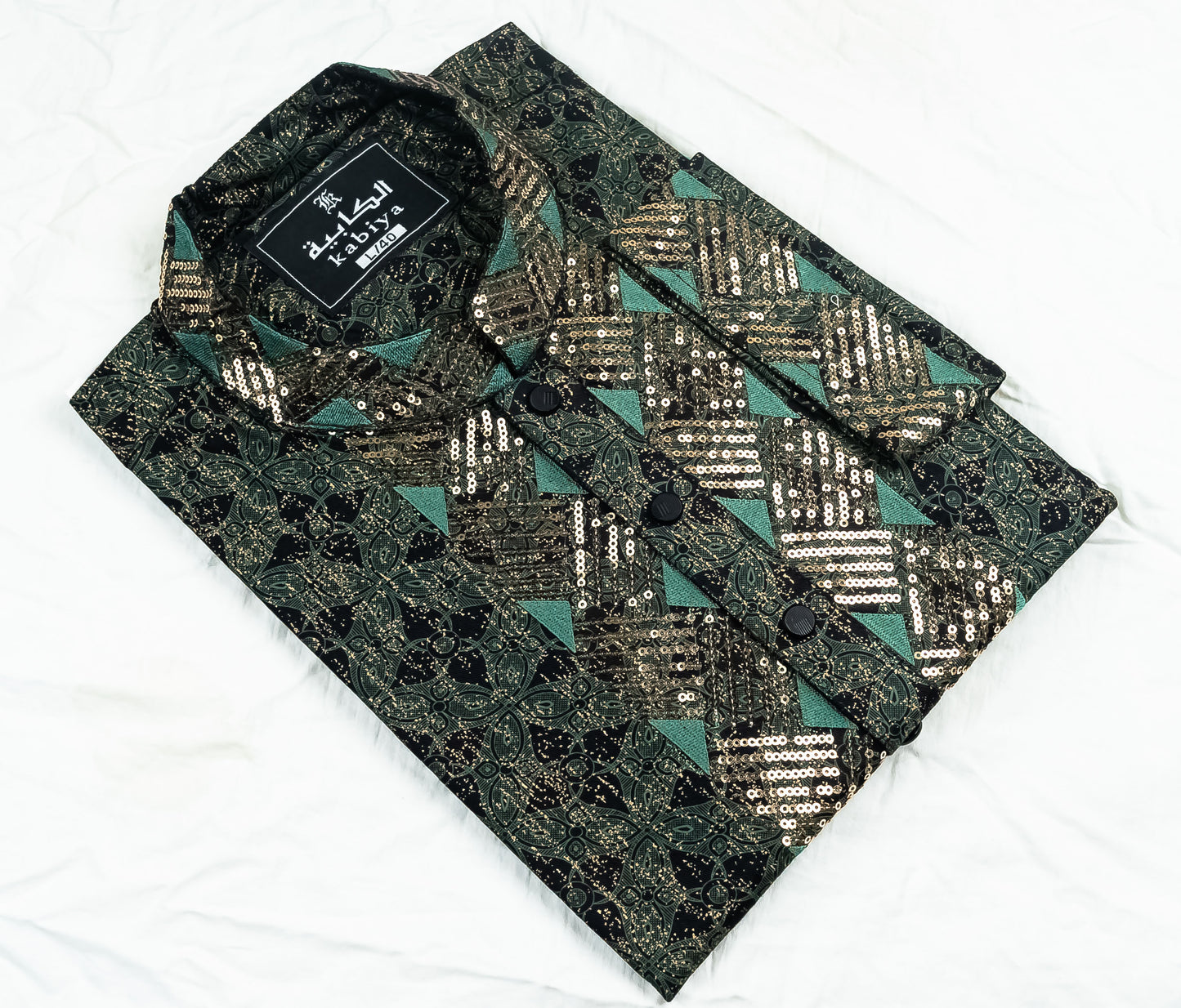 Printed Sequence Cotton Panjabi SBD-20