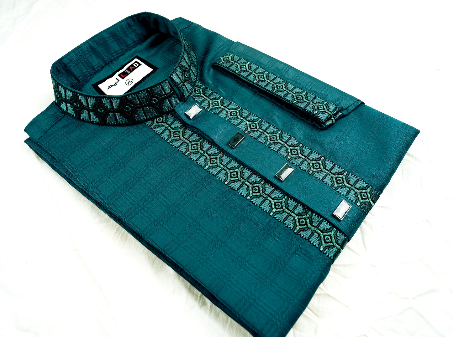 Mint Green Cotton Panjabi