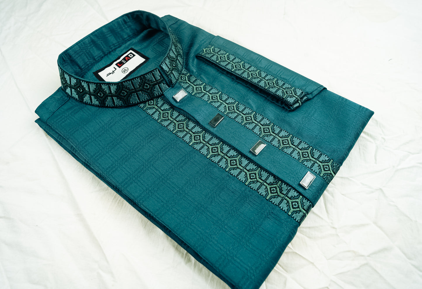 Mint Green Cotton Panjabi