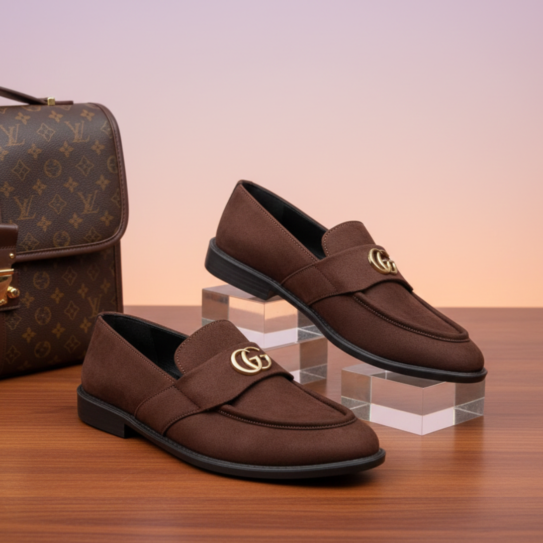 Chocolate Colour Luxuries Men's Bit Loafer SBD-09