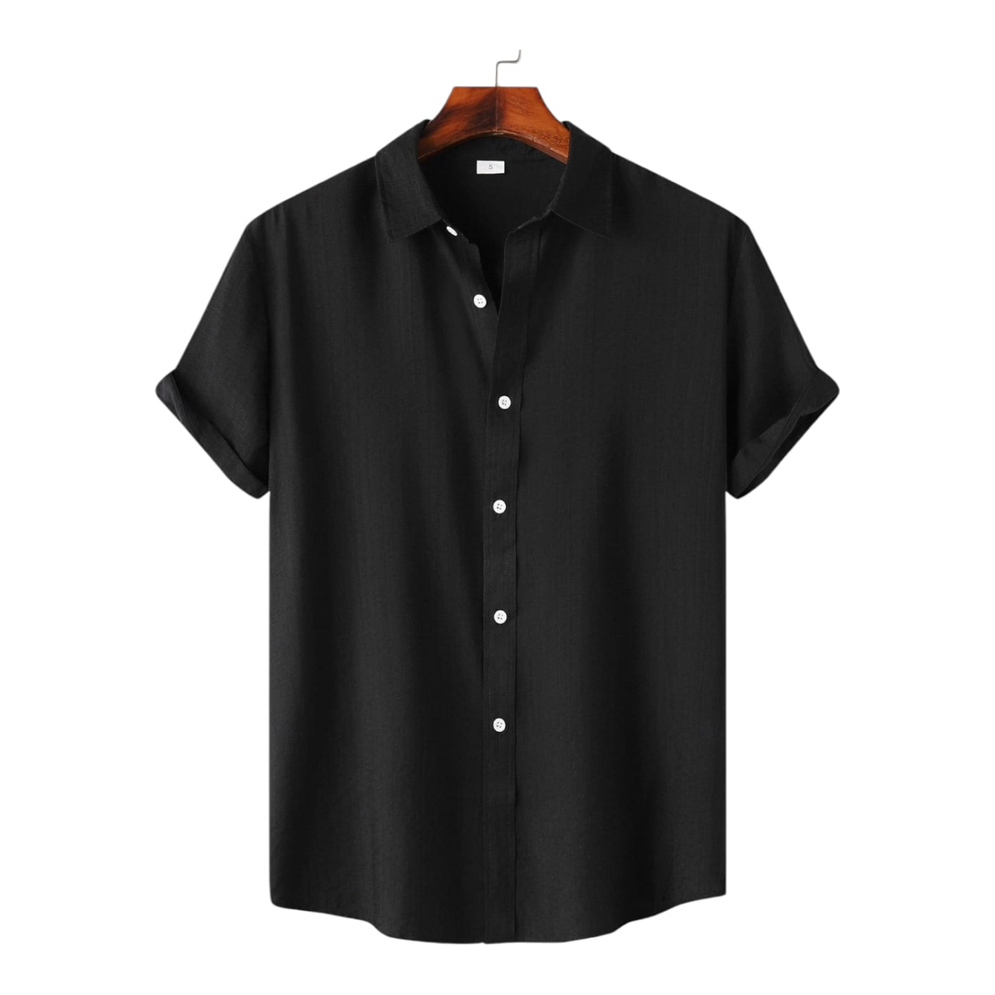 Half Sleeve Black Colour Shirt