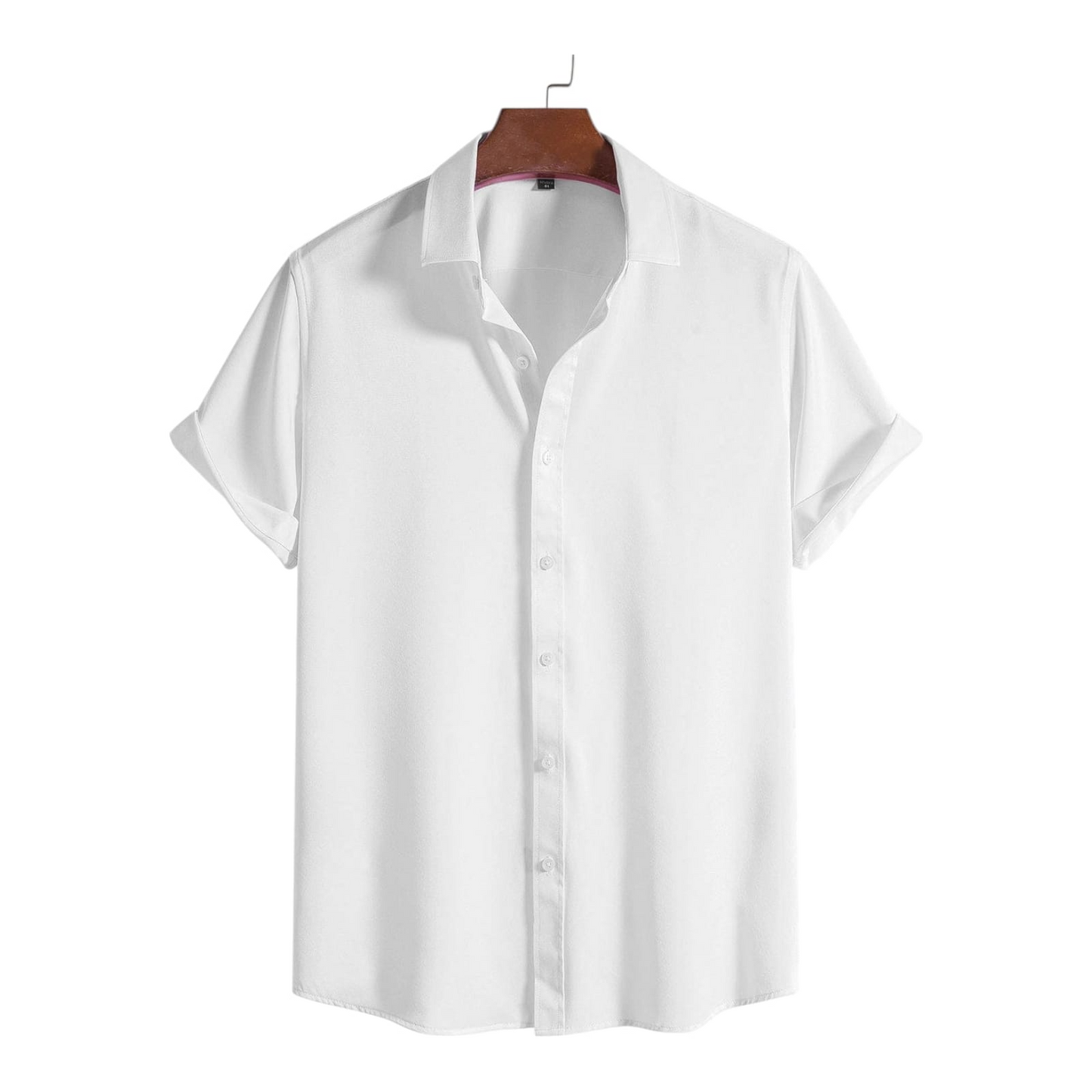 Half Sleeve White Colour Shirt
