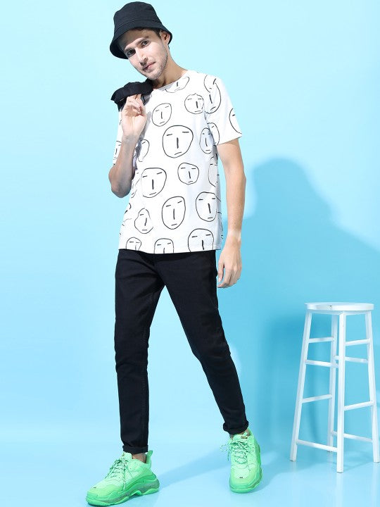 Men Black Clean Look Stretchable Jeans