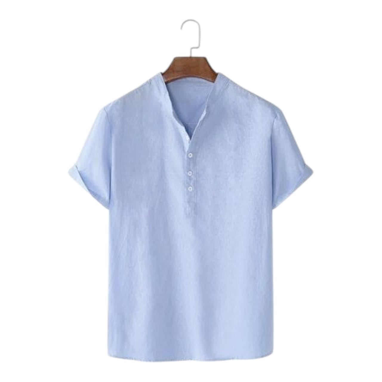 Sky Blue Colour Half Sleeve Katua Shirt