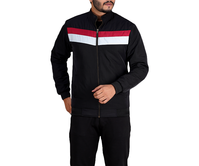 Black Contrast Jacket DGI-10