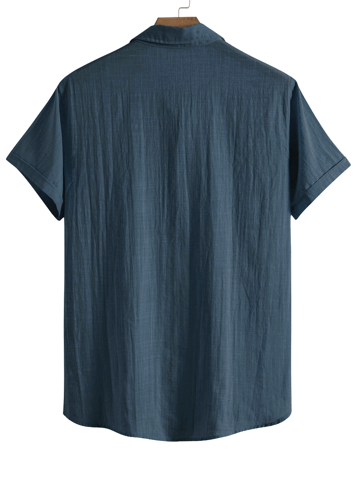 Premium Cotton Spread Collar Katua Shirt Deep Ash Colour