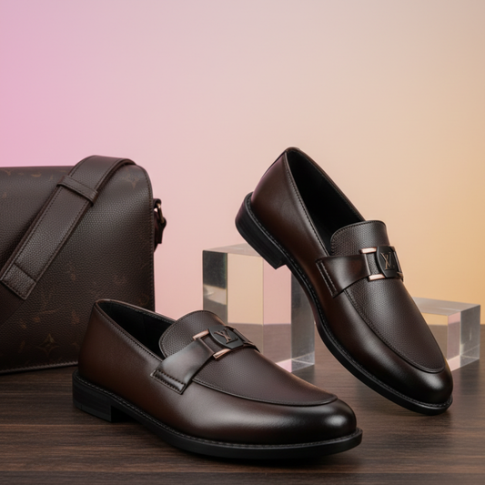 Chocolate Colour Luxuries Men's Bit Loafer SBD-07