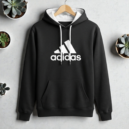 Soft Cotton Luxuries Hoodie Black Colour