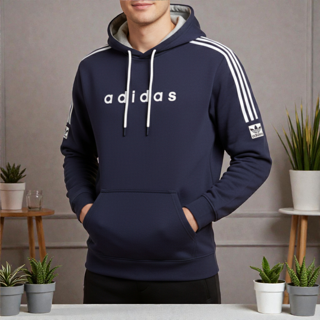 Soft Cotton Luxuries Hoodie Royal Blue Colour
