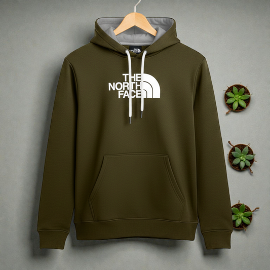 Soft Cotton Luxuries Hoodie Olive Colour