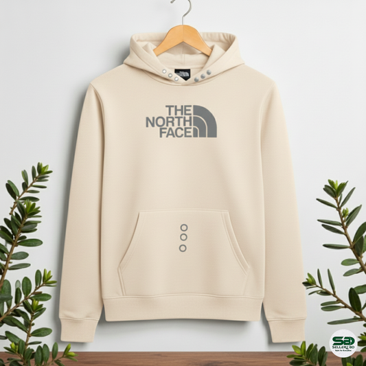 Soft Cotton Luxuries Hoodie Cream Colour