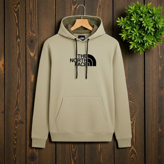 Cream Colour Premium Men's Soft Cotton Hoodie