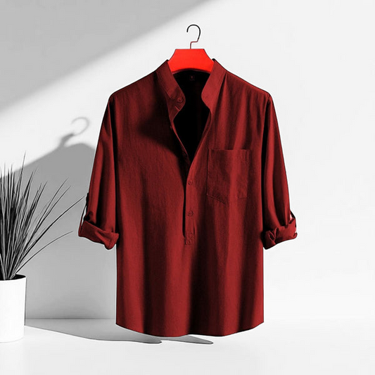 Red Maroon Colour Premium Full Sleeve Katua