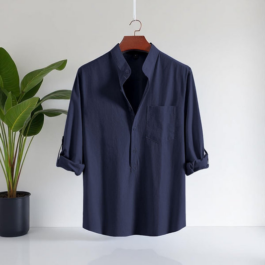 Navy Blue Colour Premium Full Sleeve Katua
