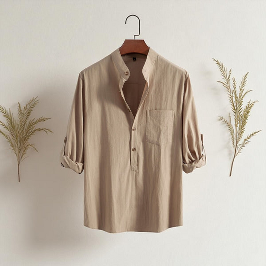 Cream Colour Premium Full Sleeve Katua