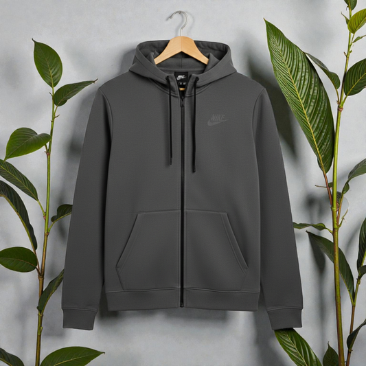 Ash Colour Luxuries Men's Soft Cotton Zipper Hoodie