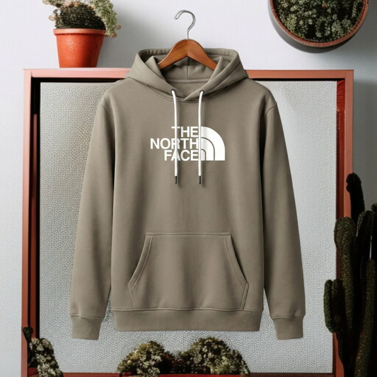 Khaki Colour Premium Men's Soft Cotton Hoodie