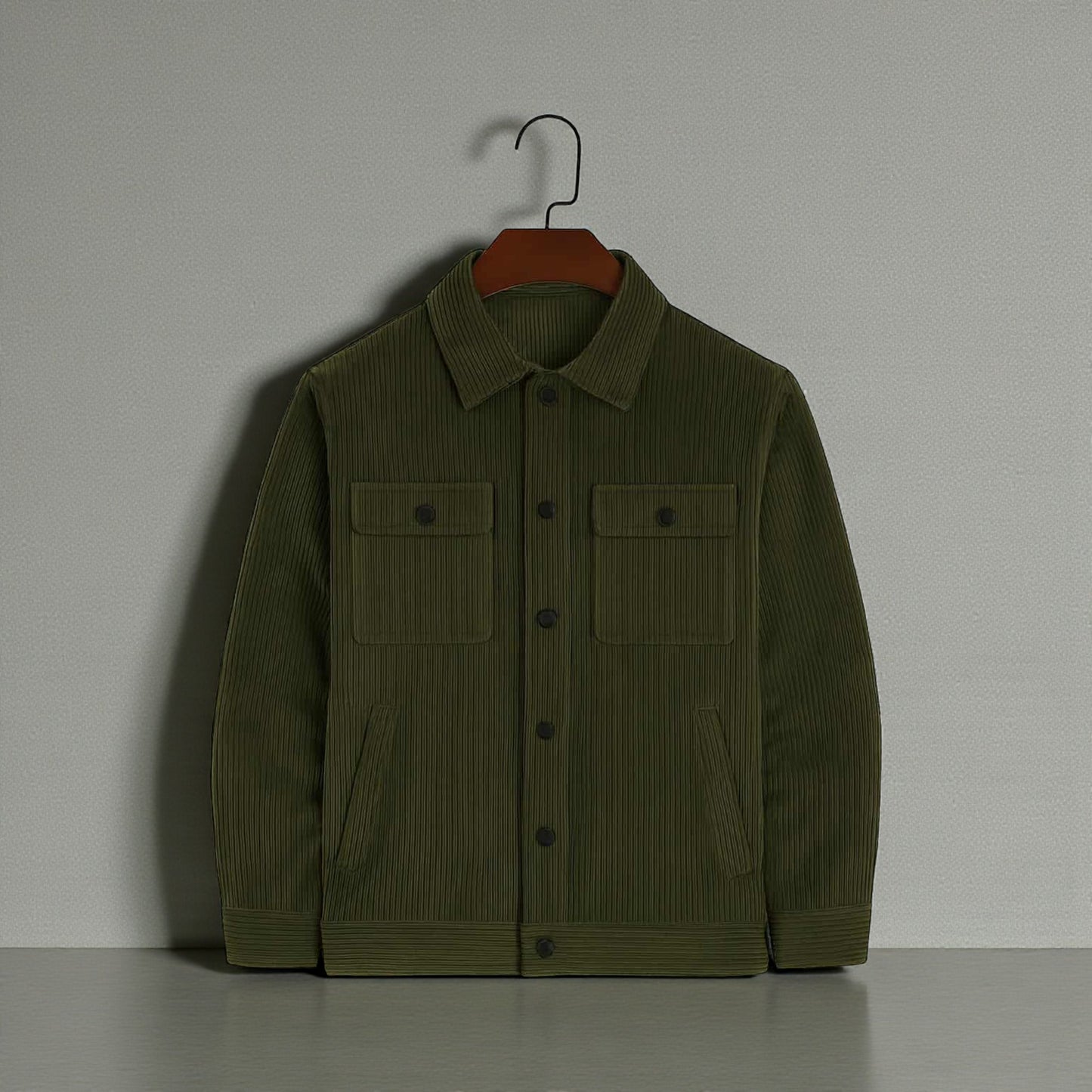 Men's casual corduroy jacket Oilve