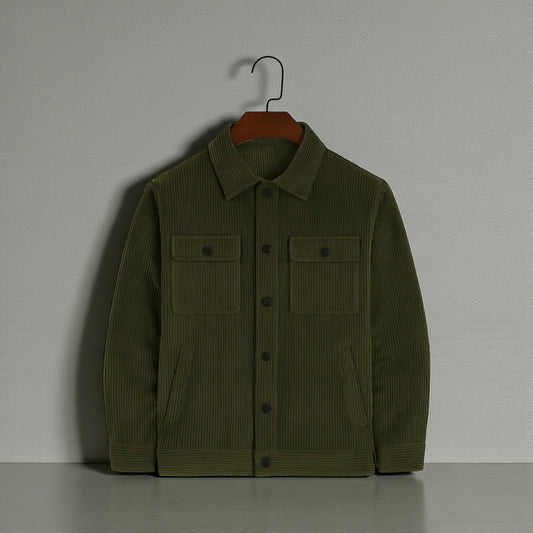 Men's casual corduroy jacket Oilve